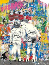 Brother's Advice by Mr. Brainwash - Original on Paper sized 38x50 inches. Available from Whitewall Galleries